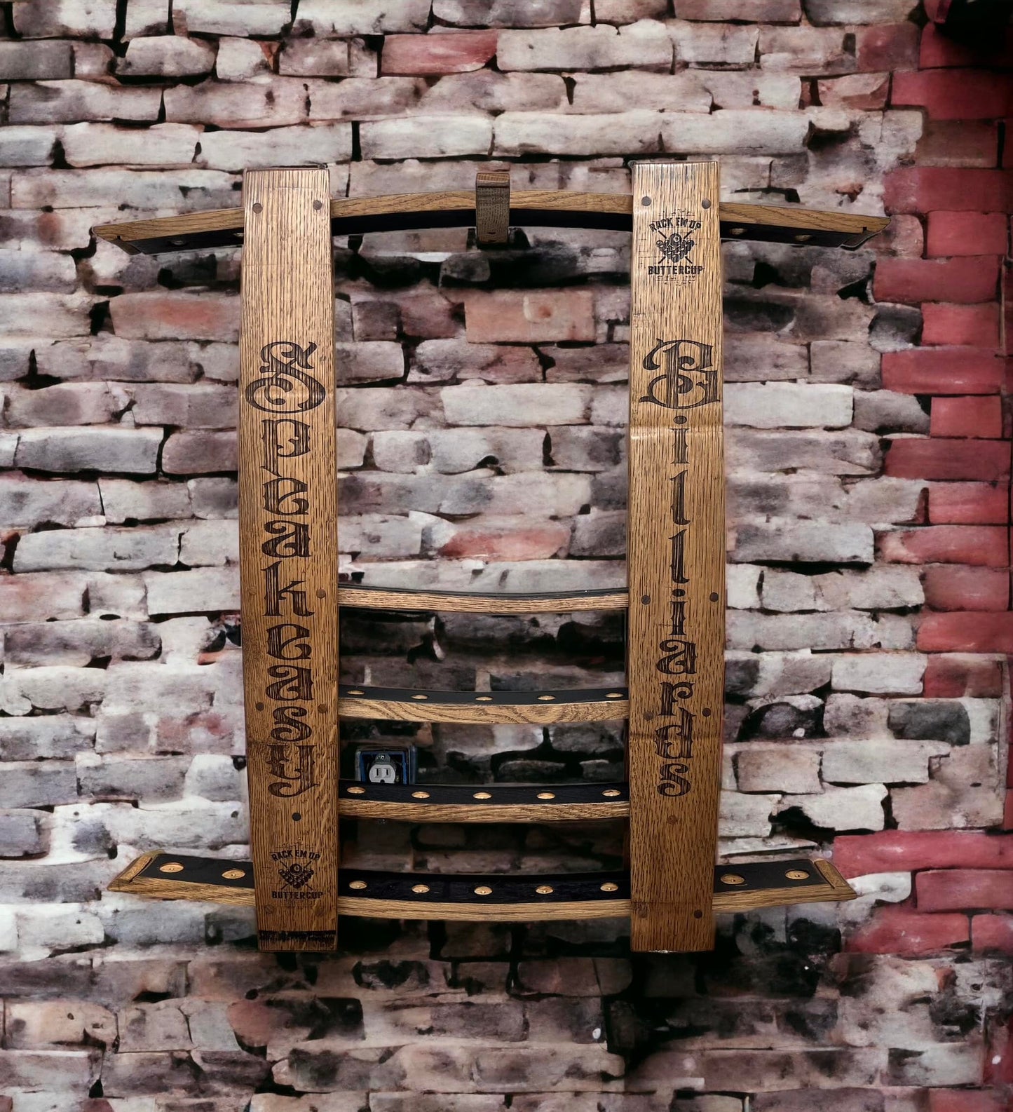 Bourbon Barrel Stave Billiards Rack